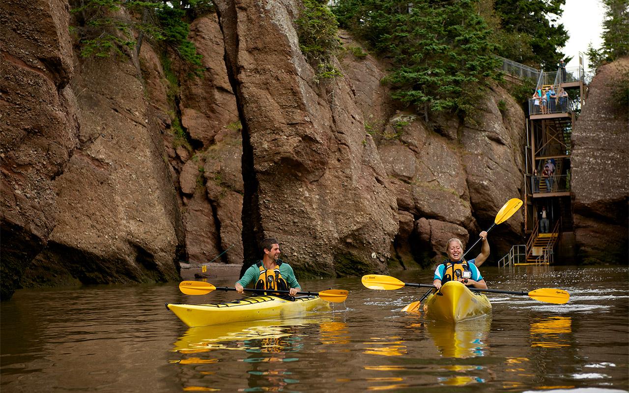 kayakers