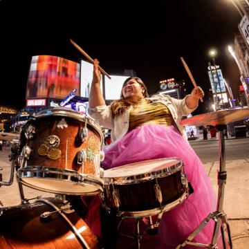 women playing drums in Toronto